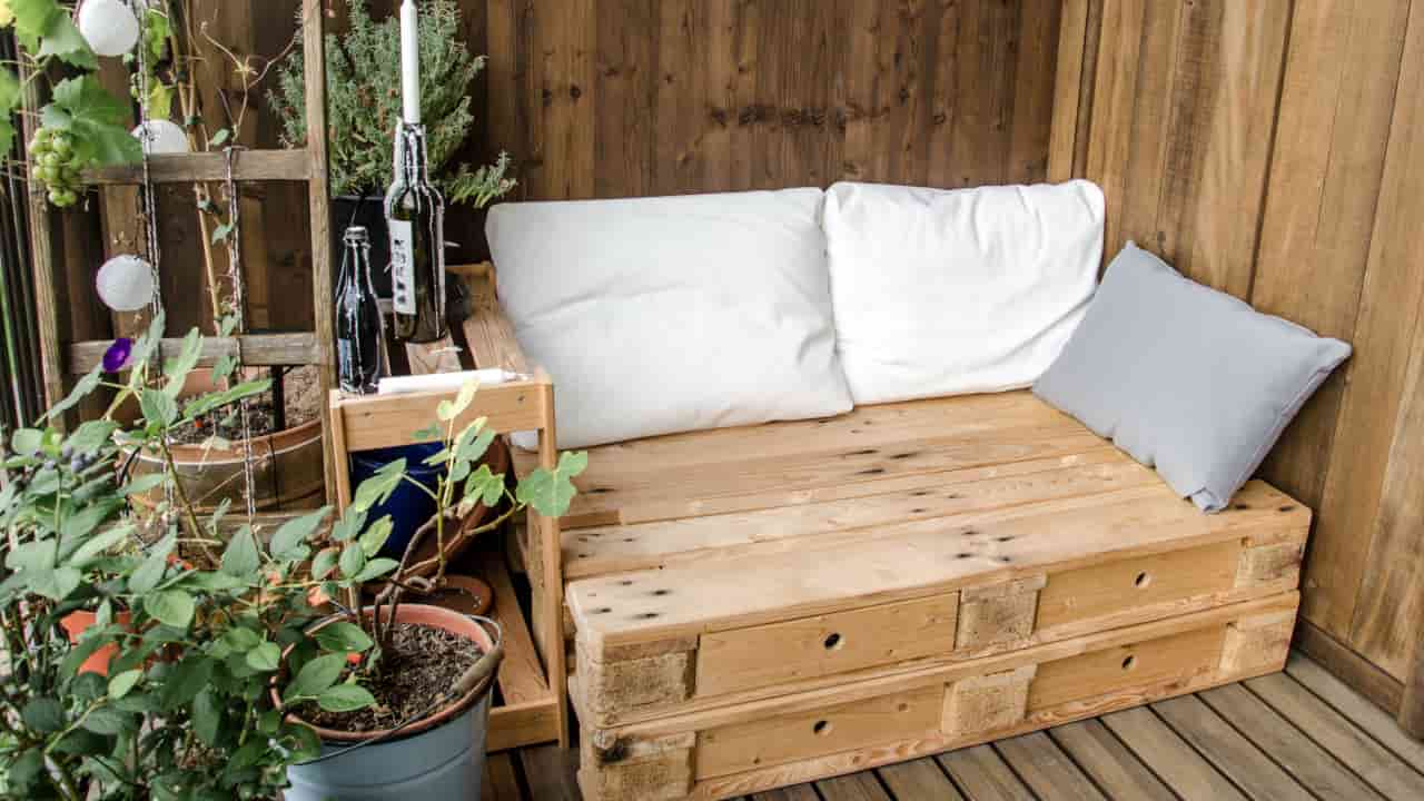 mobili giardino pallet