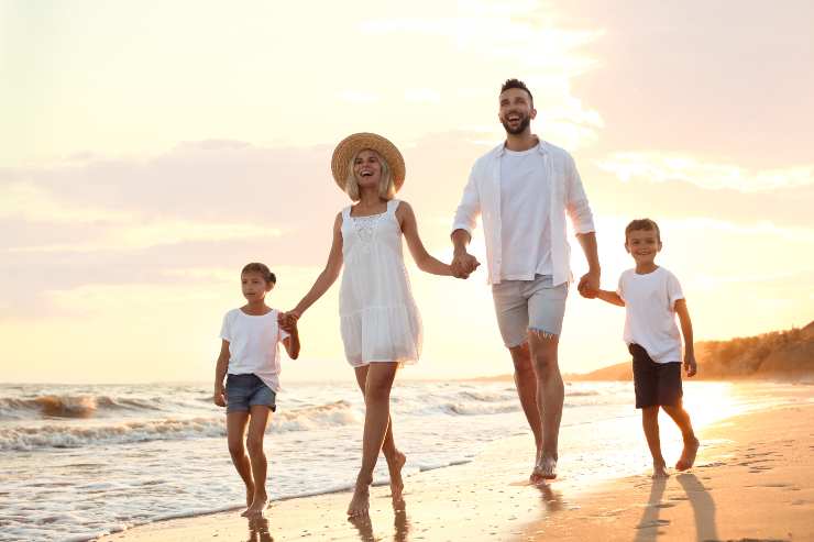 Passeggiare in spiaggia