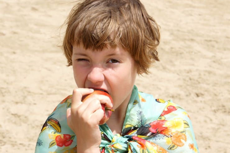 mangiare spiaggia galateo