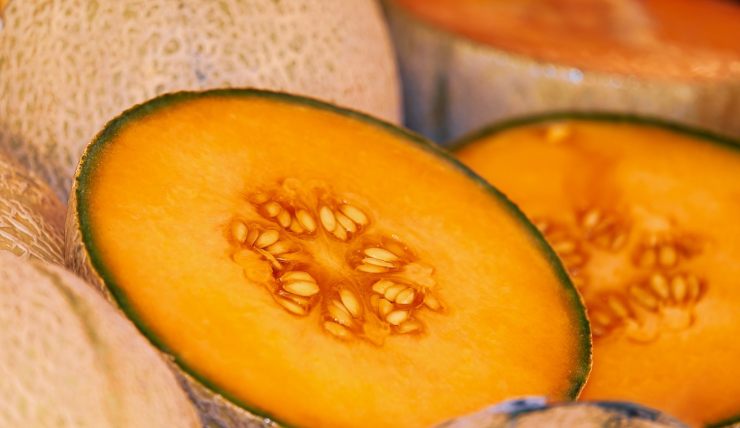 pulire e porzionare correttamente un melone