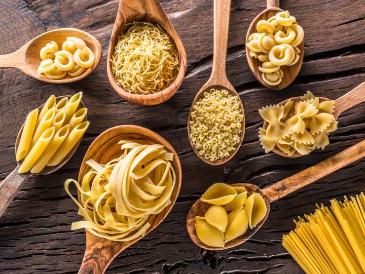 Marche di pasta con grano italiano