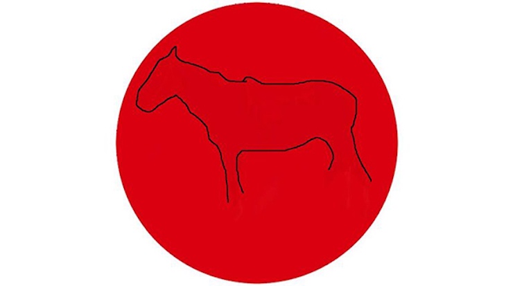 test cerchio rosso cavallo