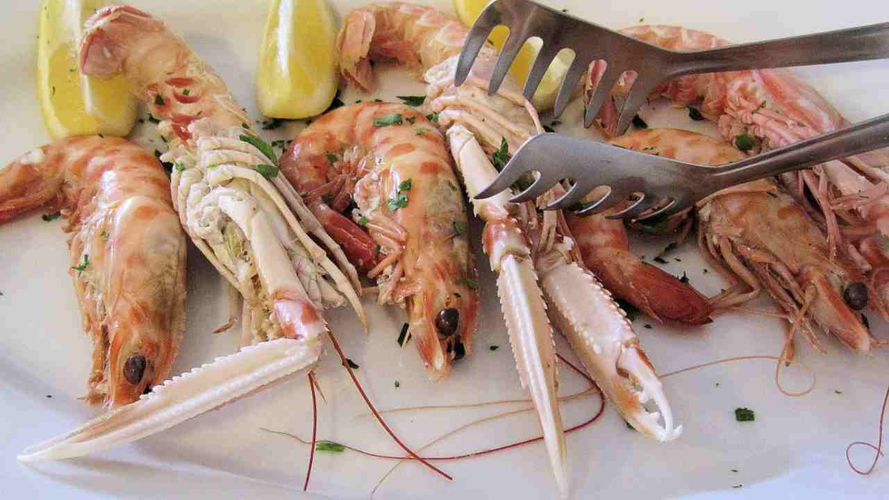 scampi e gamberoni