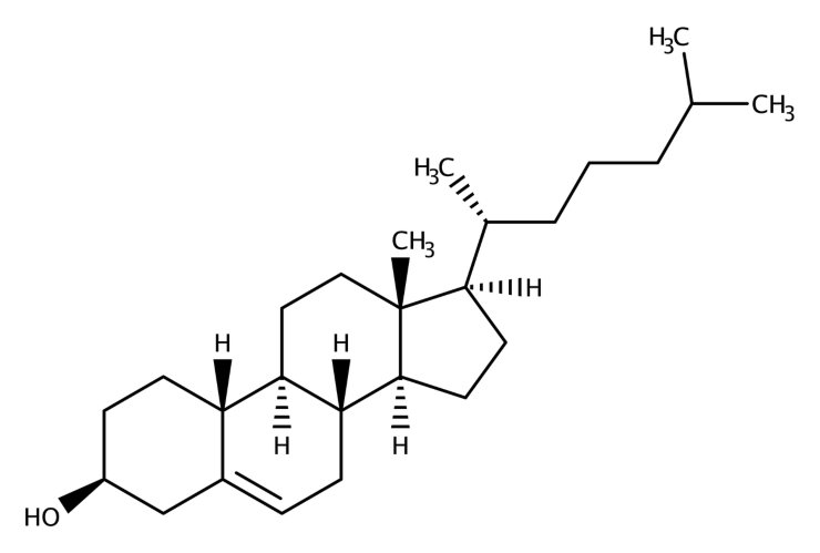 Molecola del colesterolo