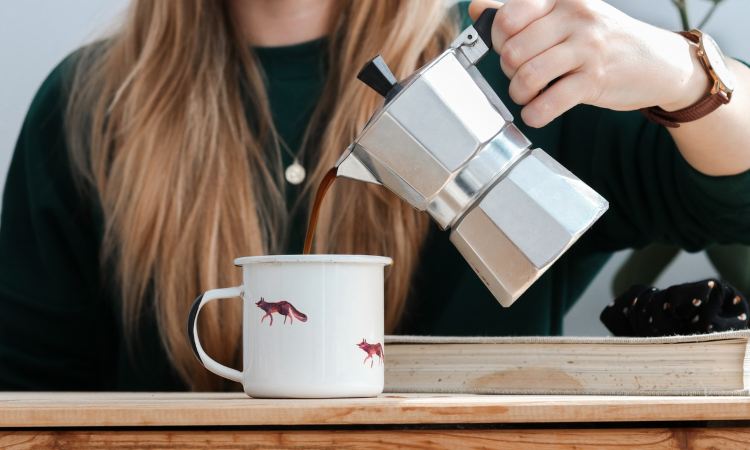 caffè con la moka