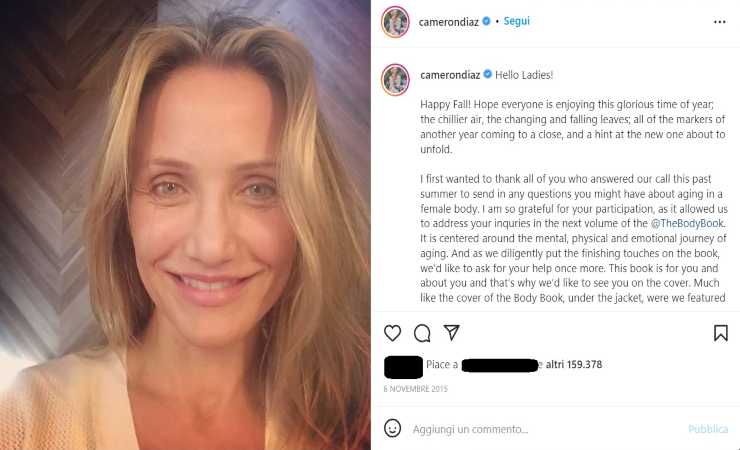 Cameron Diaz oggi come è cambiata - NonSapeviChe