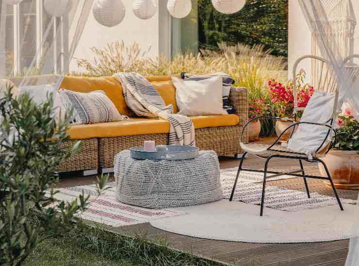 Come rendere accogliente e glamour la terrazza o il balcone