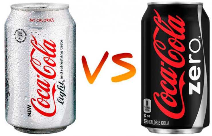 Coca Cola light e Coca Cola Zero differenza - NonSapeviChe